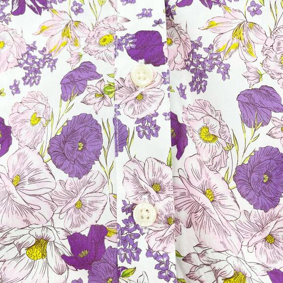 Duluth Trading Co. | Floral Button Down Tunic Shirt | XS - Picture 8 of 9